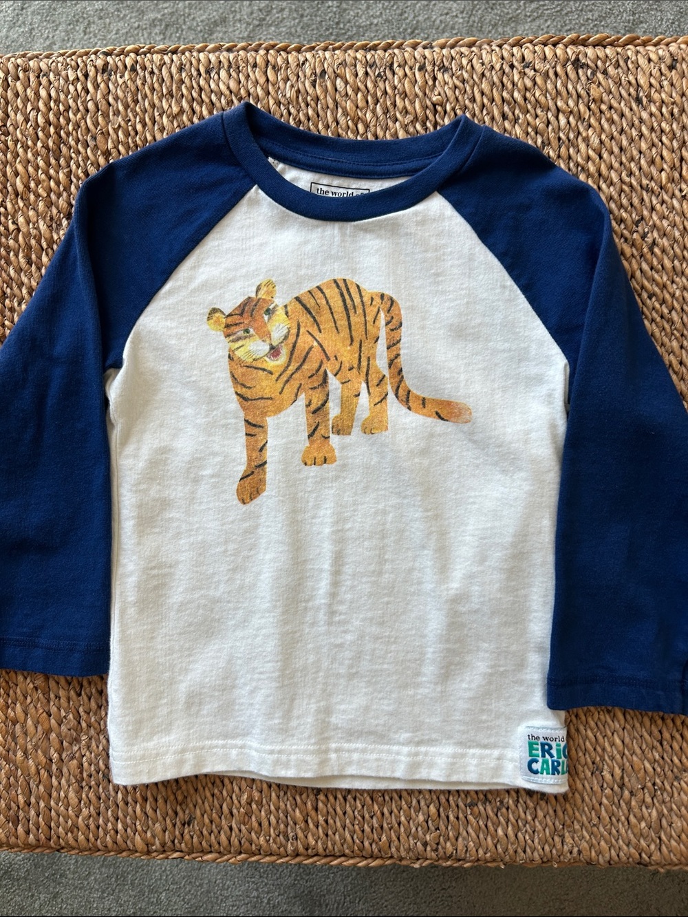 Gymboree Eric Carle Raglan Tee with Tiger Graphic